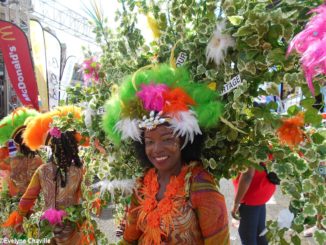 El grupo de carnaval "Kasika" (Foto: Évelyne Chaville)