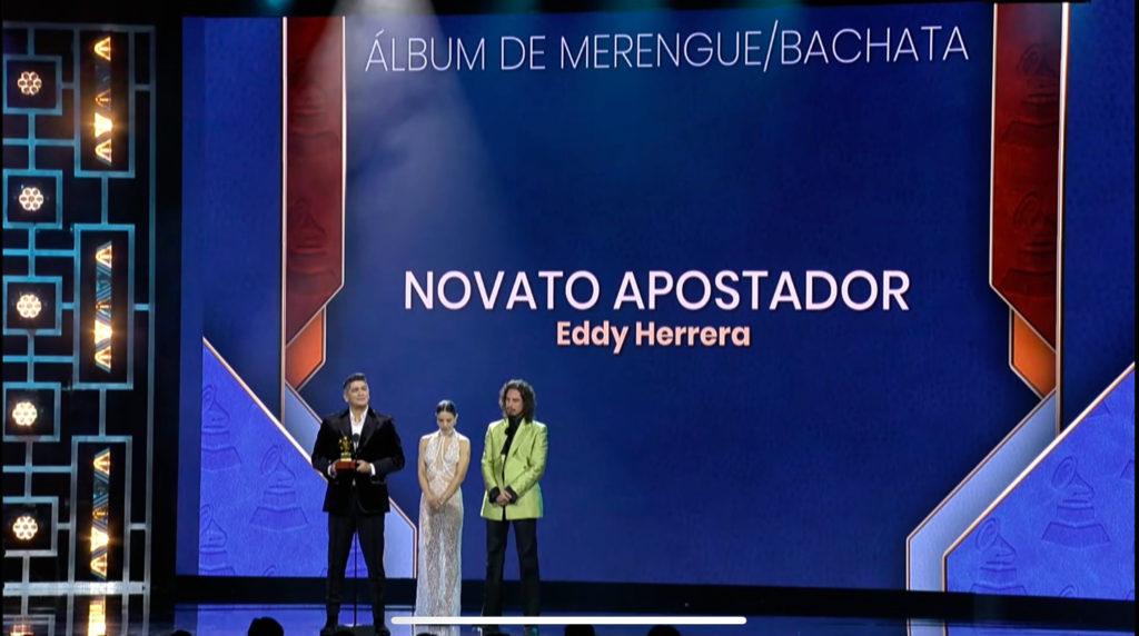 Eddy Herrera gana Latin Grammy