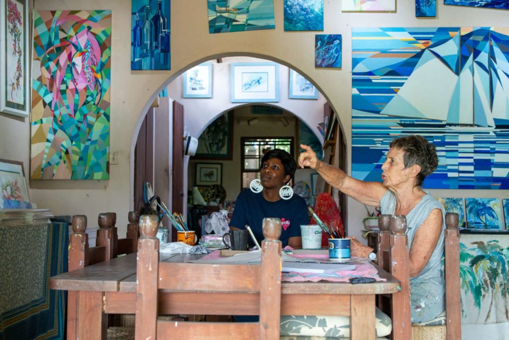Antigua and Barbuda Art Week 11 - Artist Gilly Gobinet