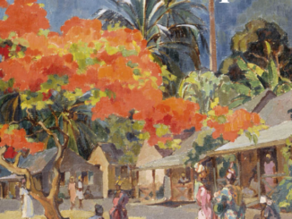 Jean Baldoui - Le Flamboyant - Martinica (detalle), 1930. Colección museo del quai Branly - Jacques Chirac. Fotografía: H. Lewandowski