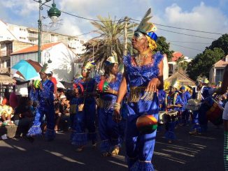 Every year, about 150 000 spectators attend the Mardi Gras Parade in the streets of Basse-Terre, the capital of Guadeloupe. (Photo: A. Chaville)