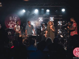 La cantante martiniquesa Jocelyne Béroard y el "Big In Jazz Collective"