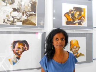 Guadeloupean artist Micheline Souprayen