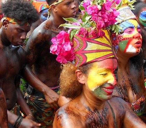 Carnaval de Guadeloupe - Mas Maten Kongo-Karayib 2019 - Photo: Évelyne Chaville